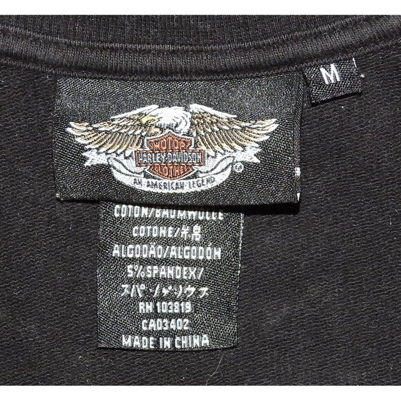 2008 Harley-Davidson Motorcycles Full Zip Fleece Pink Black Jacket Womens Medium - Picture 6 of 11